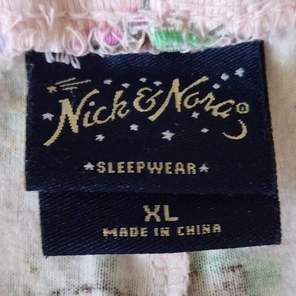 Rare Nick & Nora Valentines Day Chocolate Sweet Treats Pajama Pants Sz XL - Picture 3 of 7